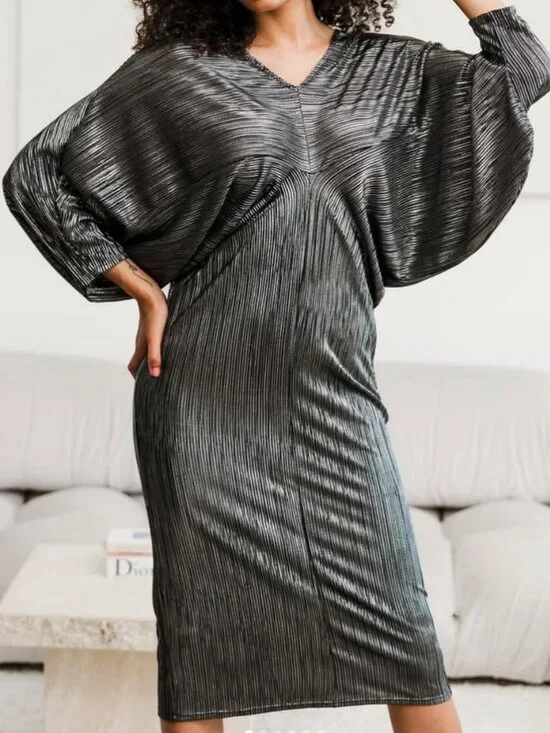 byVinnik Slink Sitzprobe dress in Purple - Plus - Picture 2 of 5